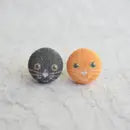Fabric Stud Earrings