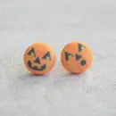 Fabric Stud Earrings