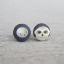 Fabric Stud Earrings