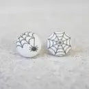 Fabric Stud Earrings