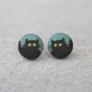 Fabric Stud Earrings