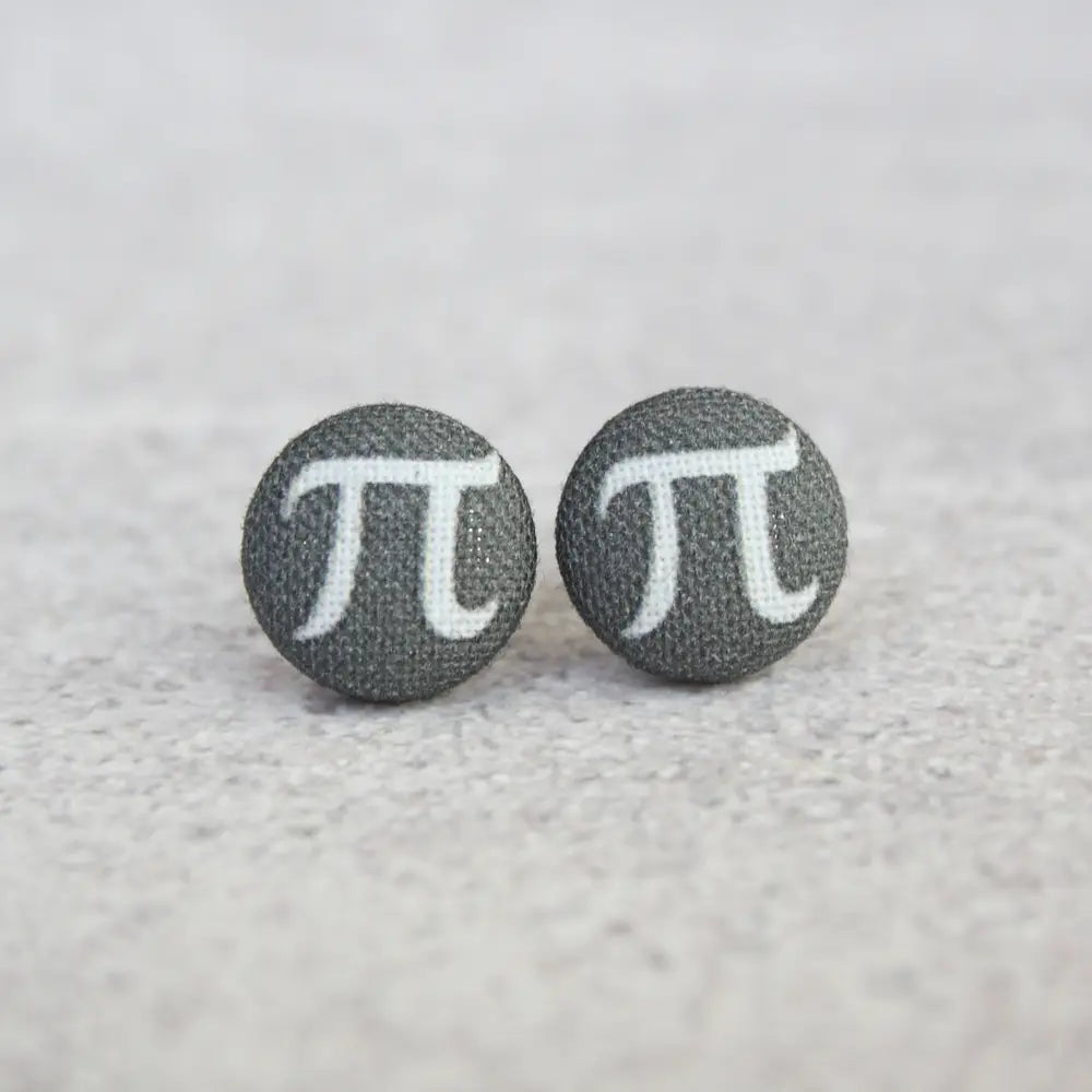Fabric Stud Earrings