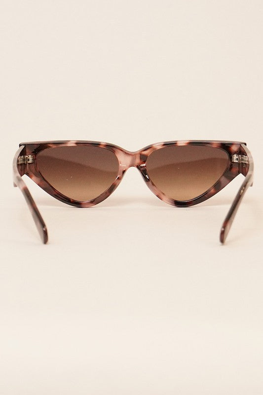 Retro Vintage Narrow Cat Eye Sunglasses