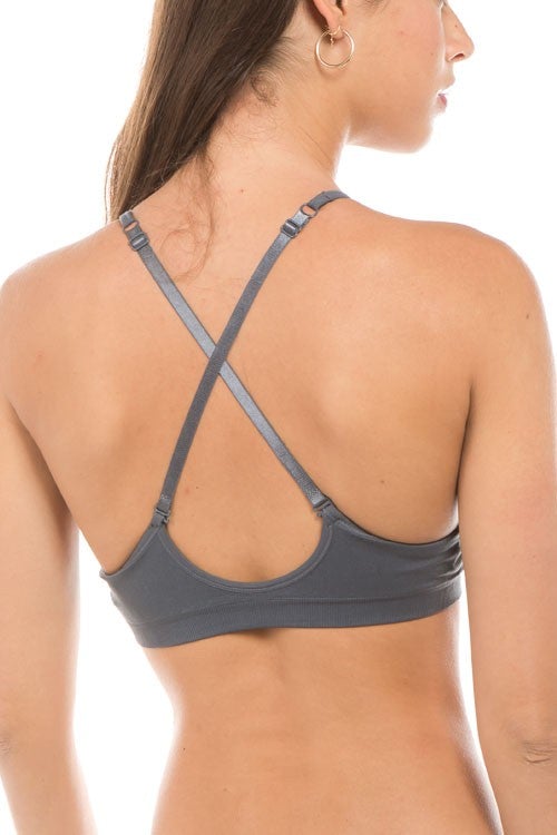 Seamless V-Neck Bralette