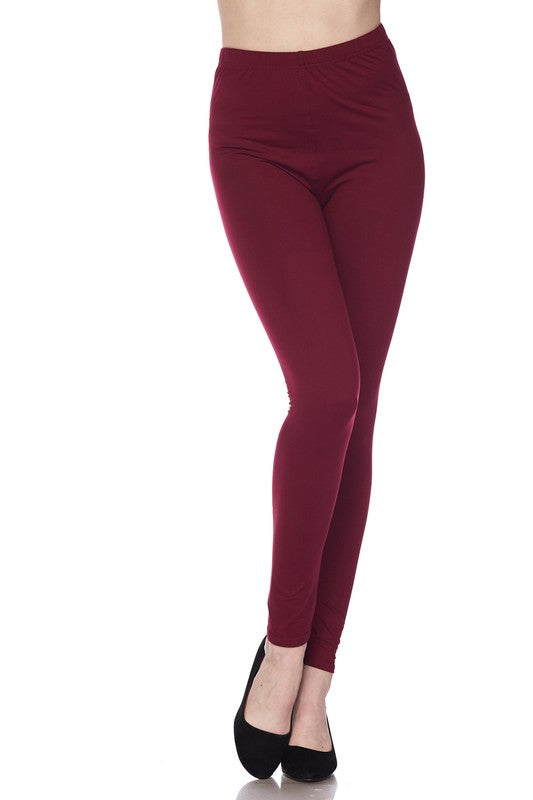 Solid Brushed Leggings