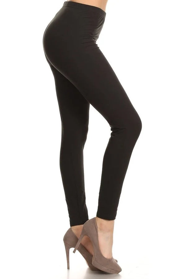 Solid Brushed Leggings