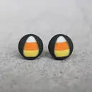 Fabric Stud Earrings