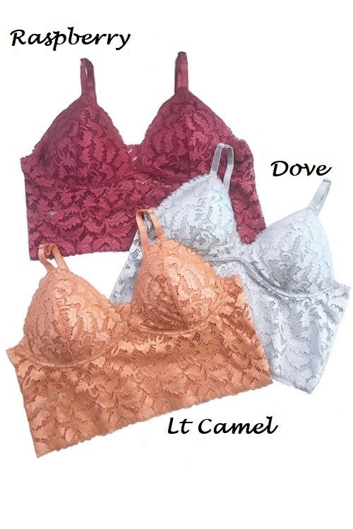 Longline Lace Cami Bralette