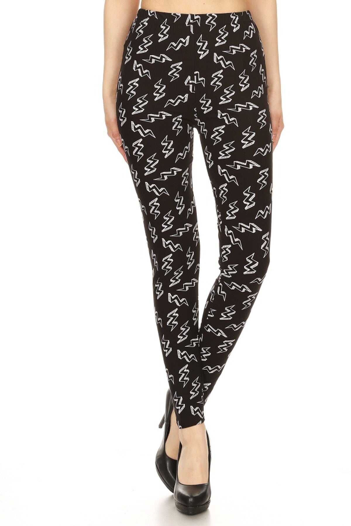 Lightning Bolt Printed Leggings