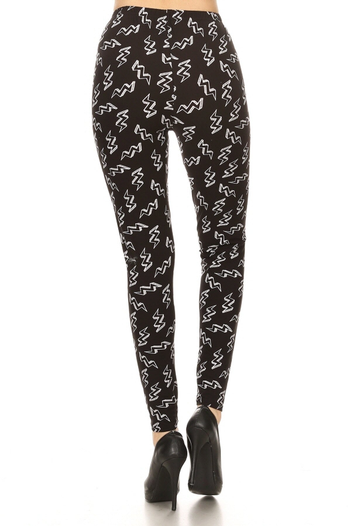 Lightning Bolt Printed Leggings