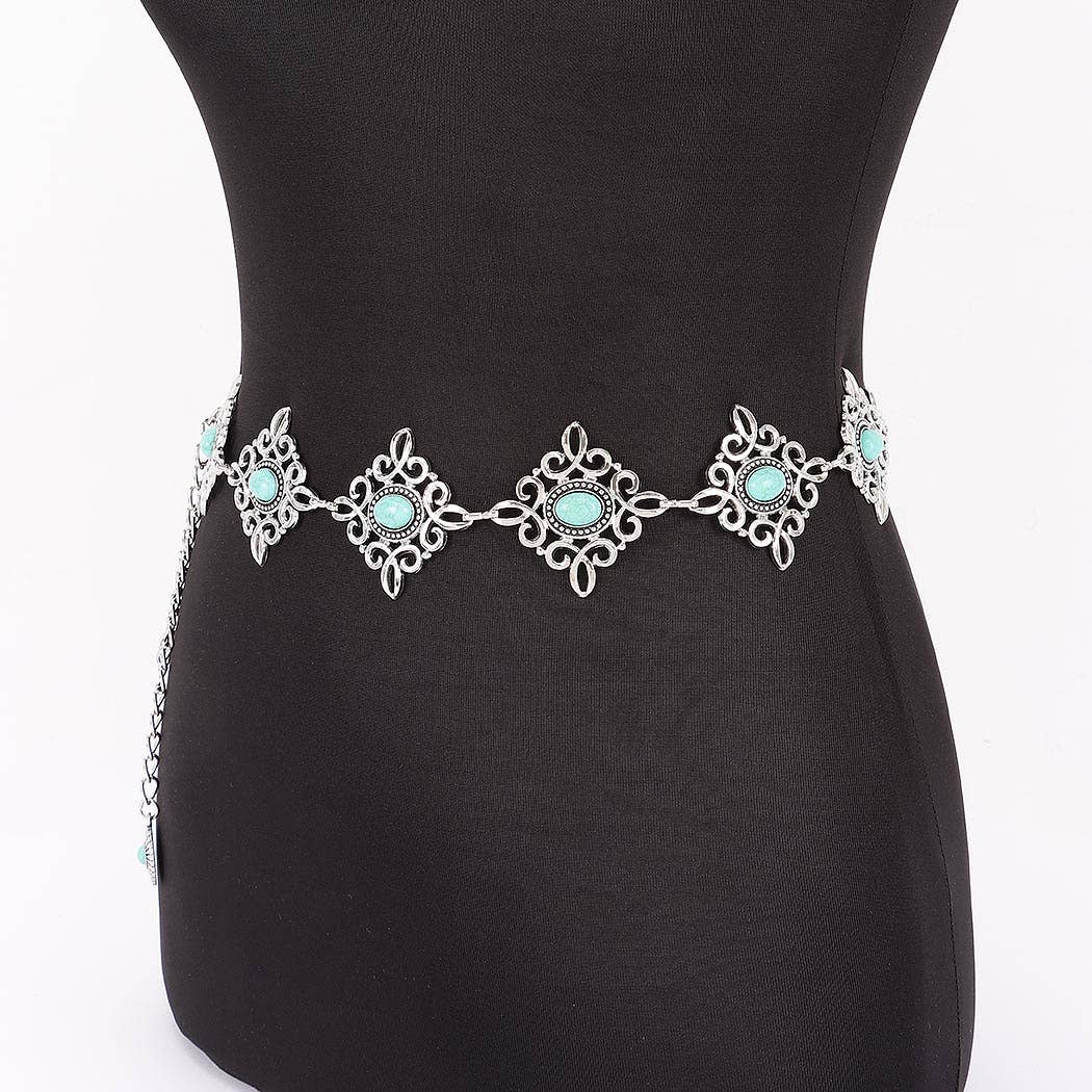 Vintage Metal Chain Belt