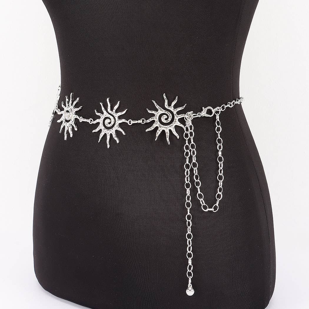 Vintange Sun Chain Belt