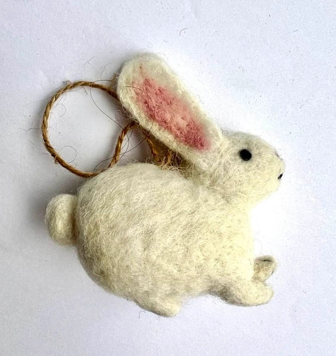 Felt Bunny Ornament