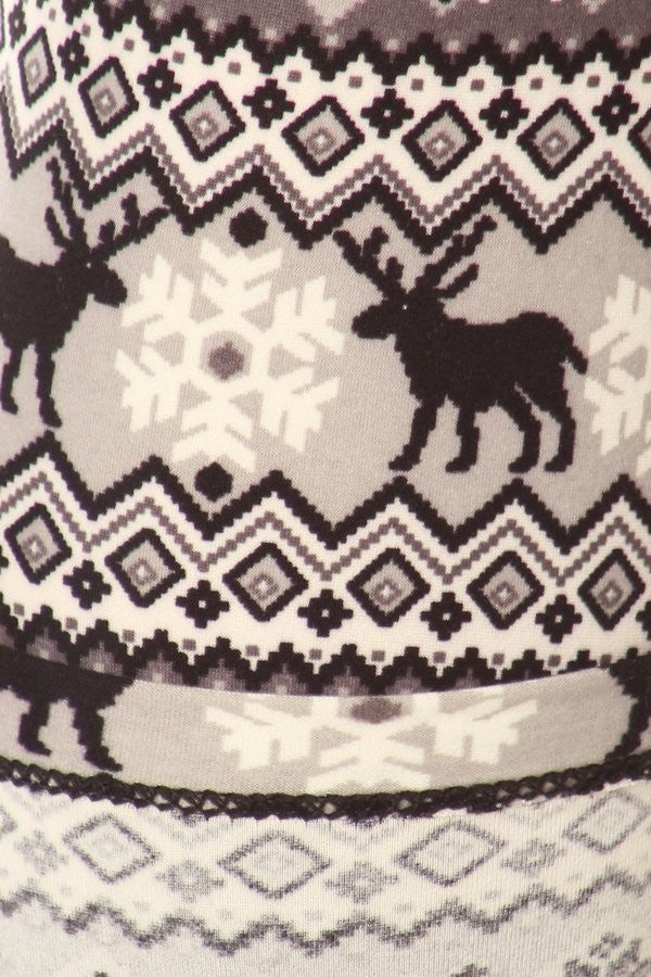Winter Moose Leggings