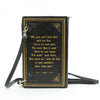 Alice in Wonderland Book Vinyl Crossbody