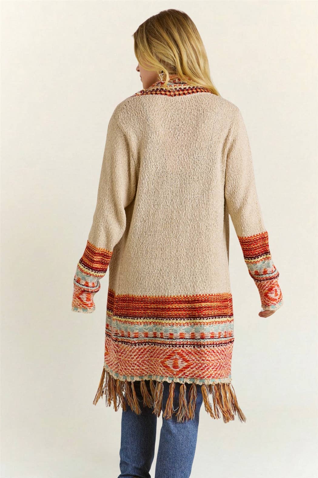 Cozy Boho Fringe Cardigan