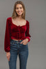 Velvet Crop Top