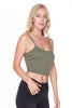 Cropped Cotton Cami