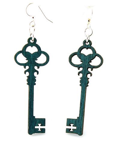 Skeleton Key Earrings