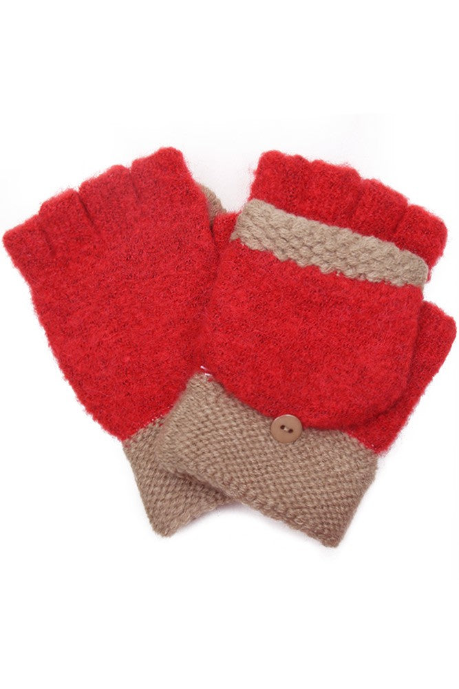 Fingerless Mitten Gloves