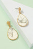 Semi-Precious Stone Drop Earrings