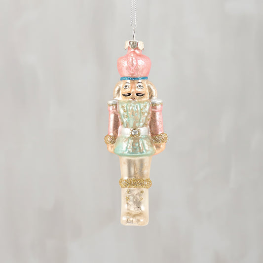 Nutcracker Glass Ornament