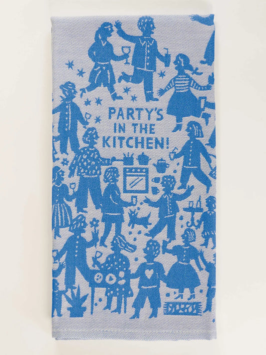 Party In The Kitchen Dish Towel