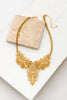 Elegant Filigree Cutout Statement Necklace