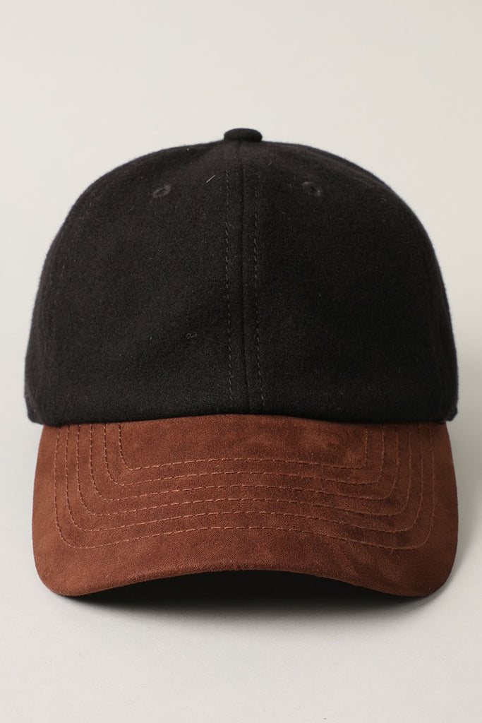 Cap w/ Suede Visor