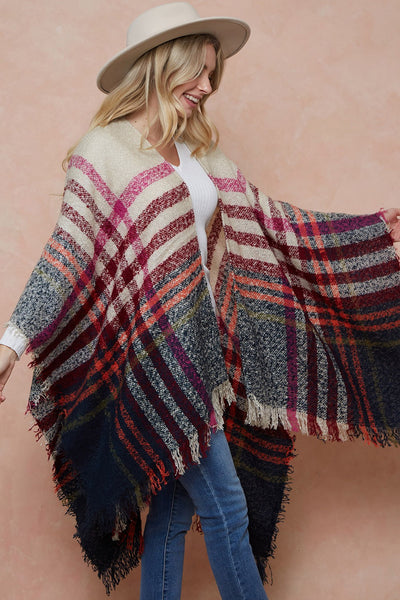 Oversized Multi Colored Shawl