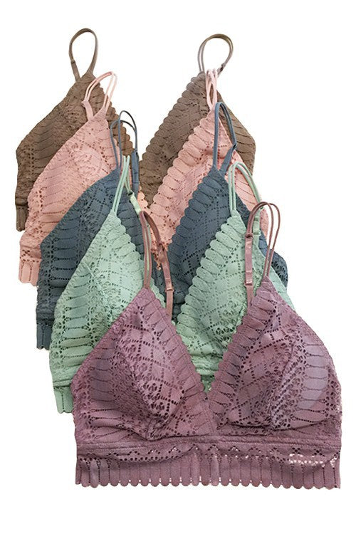 Lace V-Neck Bralette