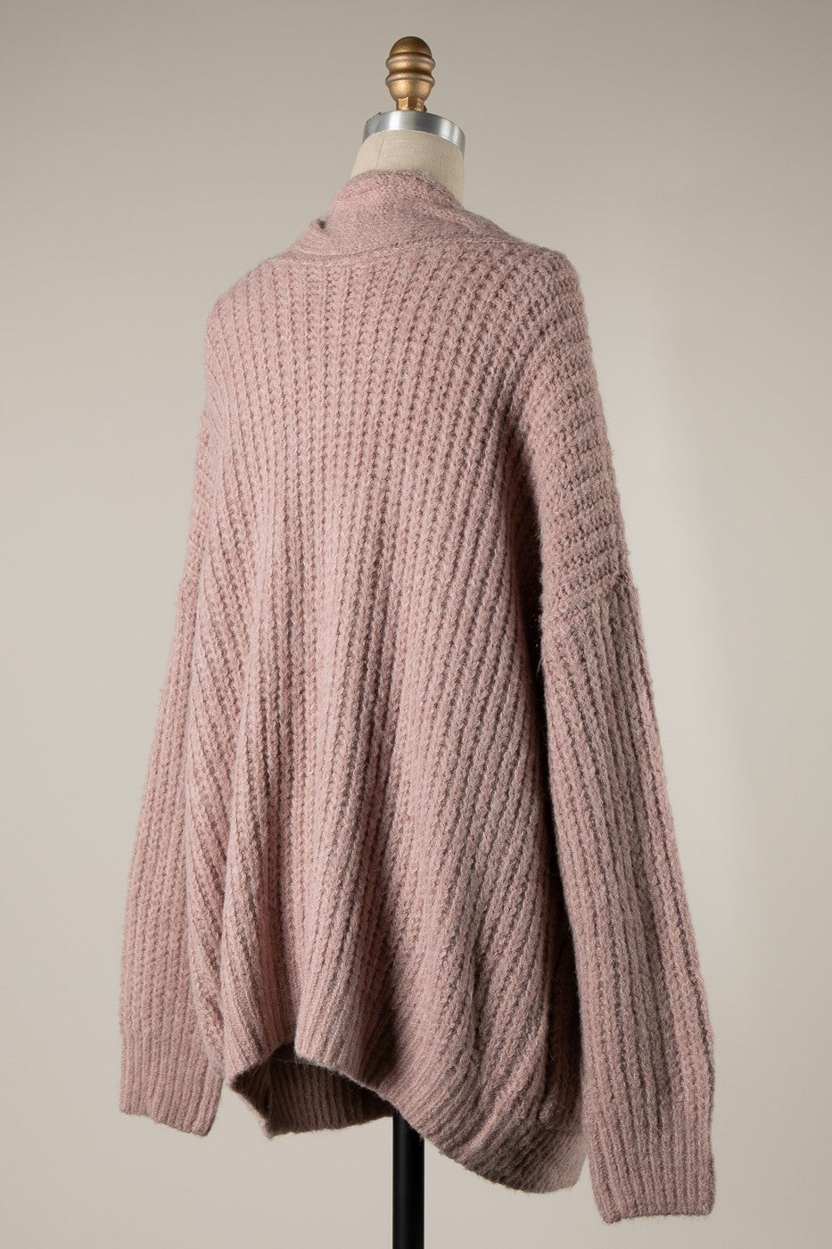 Twist Braid Cable Knit Cardigan