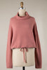 Drawstring Soft Knit Sweater