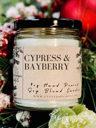 Cypress and Bayberry Soy Candle