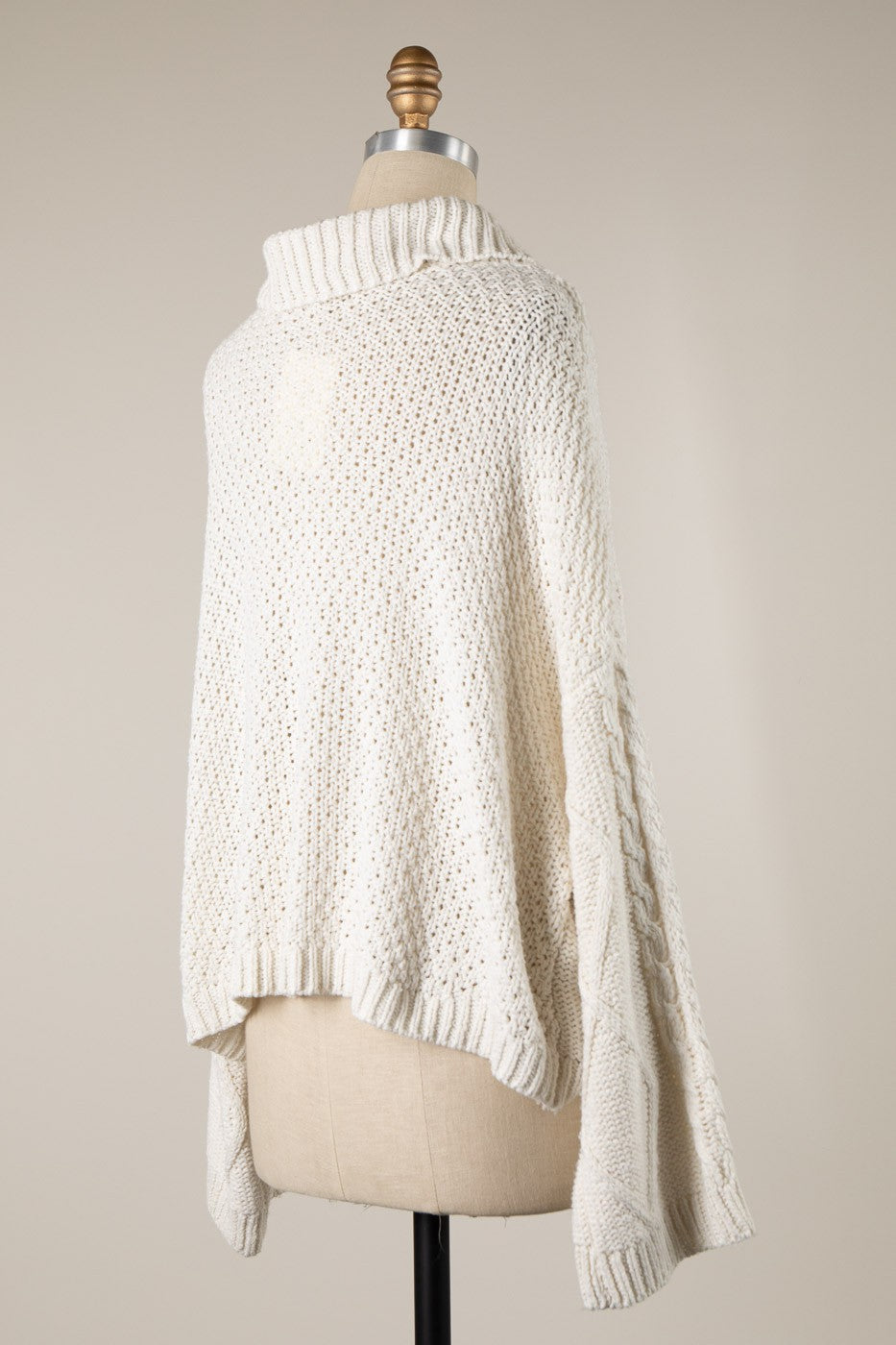 Braided Cable Knit Sweater