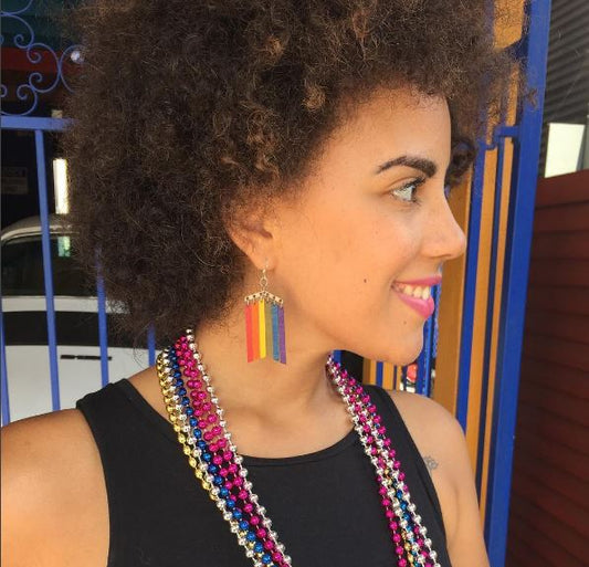 Wooden Pride Earrings