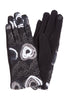 Heart Shape Swirled Gloves