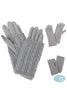 3 in 1 Cable Knit Gloves