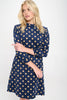 Polka Dot Corduroy Dress