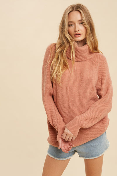 Super Soft Oversized Turtleneck Sweater