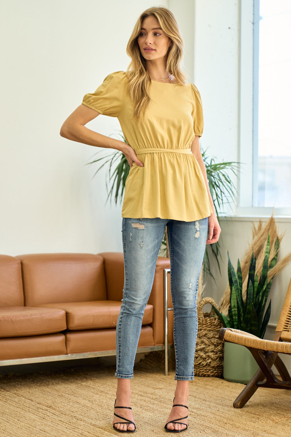 X Back Wrap Around Top
