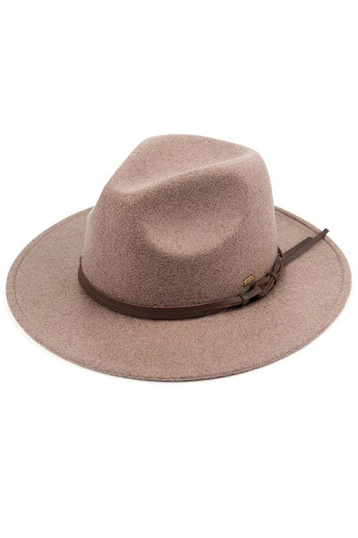 Panama Felt Hat w/ Vegan Trim