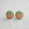 Fabric Stud Earrings