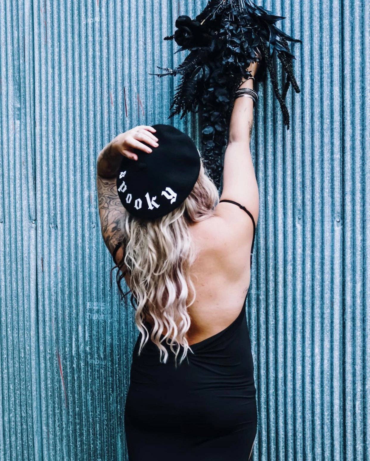 Spooky Vegan Beret