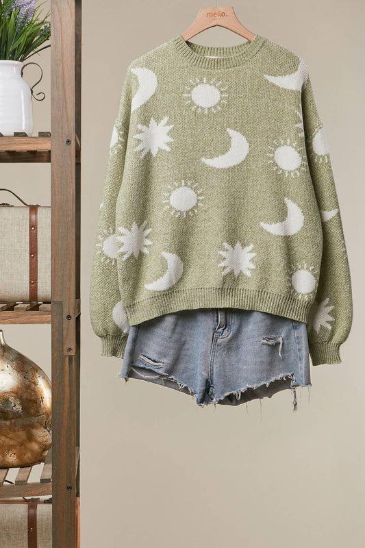 Dreamy Moon & Star Sweater