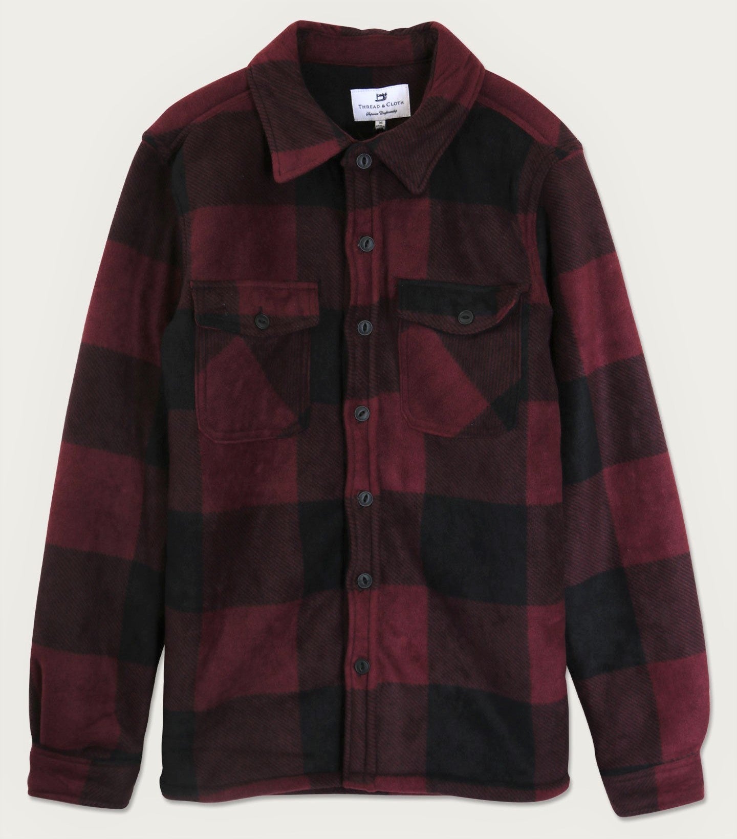 Polar Fleece Plaid Jacket