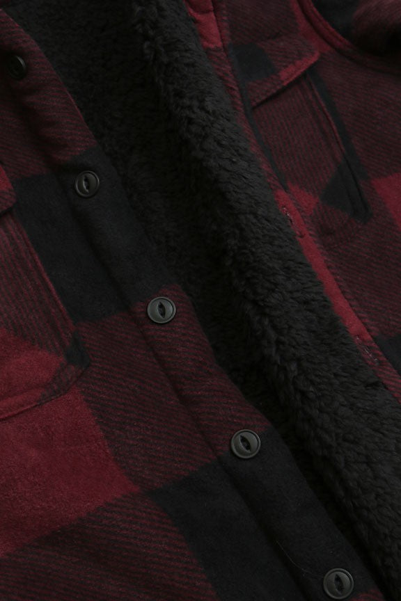 Polar Fleece Plaid Jacket