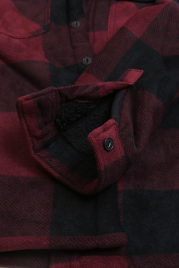 Polar Fleece Plaid Jacket