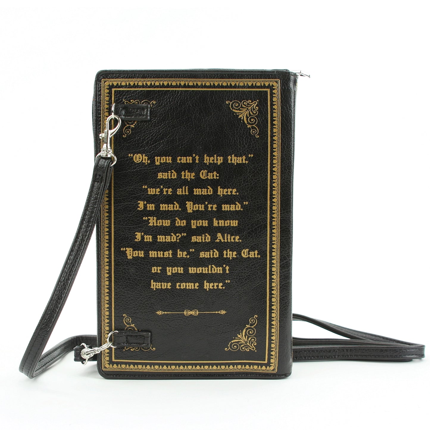Alice in Wonderland Book Clutch Bag