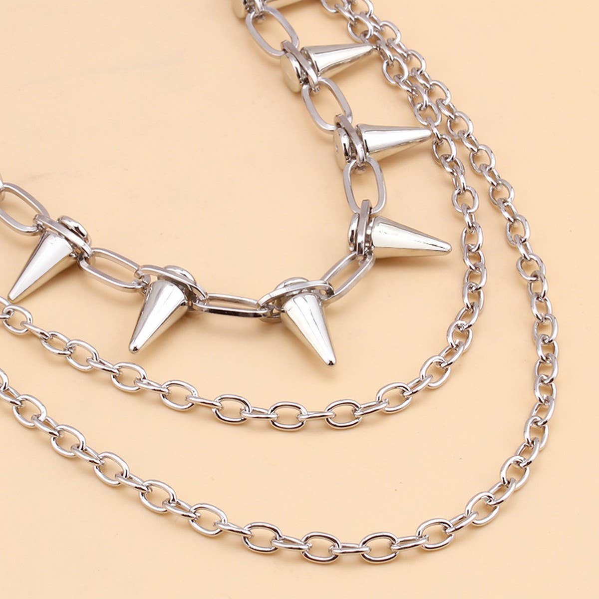 Punk Rivet Chain Belt